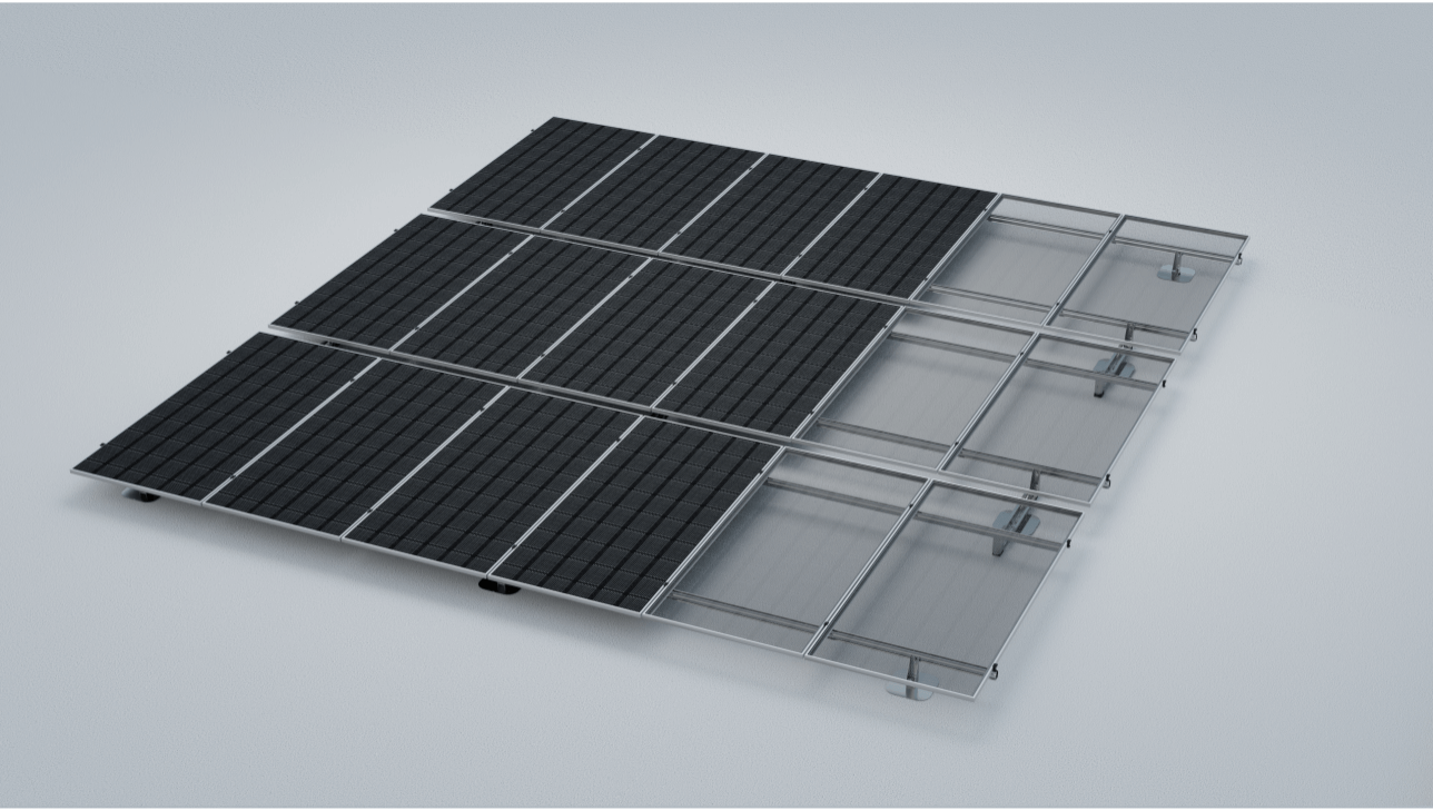 Ballasted commercial mounting